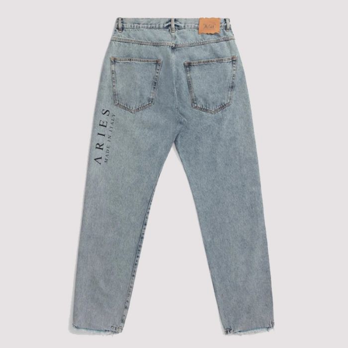 Acid Wash Batten Jeans